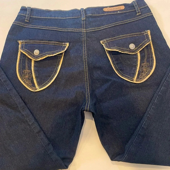 Cos Blue Jeans Capris Size 10 - Picture 1 of 6